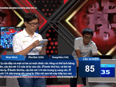 Zoom cận màn bấm chuông chiến thuật của Quán quân Olympia, để lộ tư duy 'đỉnh nóc kịch trần'!