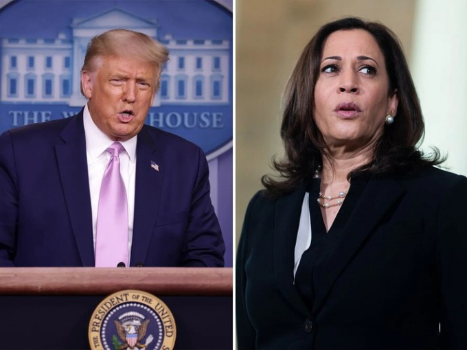 Lợi thế bất ngờ của ông Trump trước bà Harris tại 7 bang chiến địa