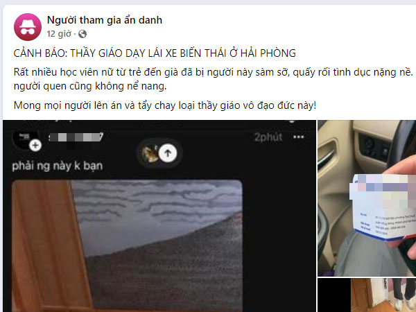 Xôn xao thông tin giáo viên dạy lái xe sàm sỡ nhiều học viên nữ ở Hải Phòng: Người bị tố cáo lên tiếng