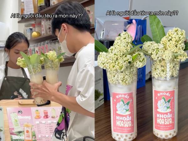 Chưa đủ ám ảnh mùi hoa sữa, nhiều nơi thẳng tay cho vào đồ ăn, nước uống khiến dân tình nhìn thôi đã muốn 'nín thở online'