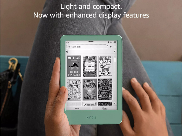 Đây là phiên bản mới của máy đọc sách Amazon Kindle: Màn hình sáng hơn, lật trang nhanh hơn, pin 6 tuần