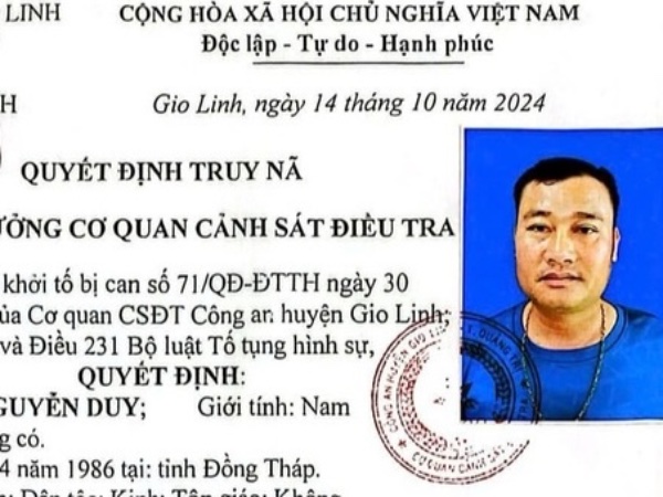 Truy nã đặc biệt đối tượng giao cấu với trẻ em