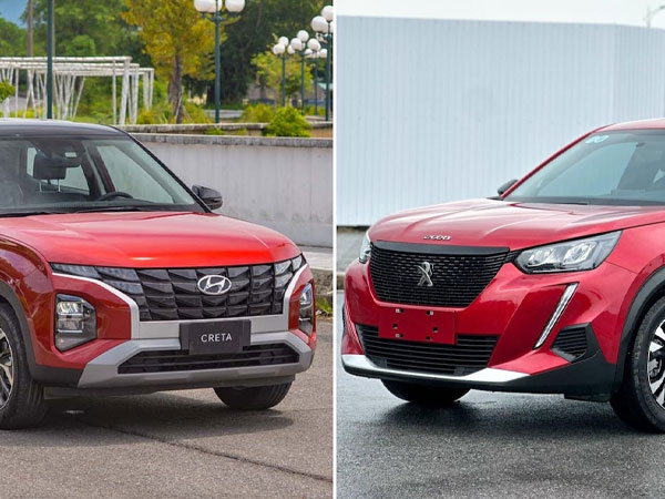 Mua xe cũ lăn bánh 3 năm giá 600 triệu, chọn Peugeot 2008 hay Hyundai Creta?