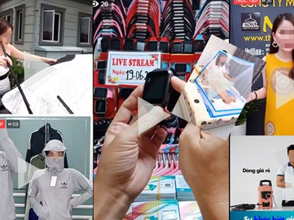 'Chiến thần' livestream cũng bán hàng giả