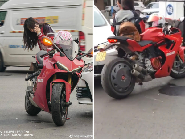 Va chạm xe nhưng ai cũng lo lắng cho tài xế ô tô thay vì cô gái xinh đẹp lái moto, tất cả chỉ bởi một chi tiết