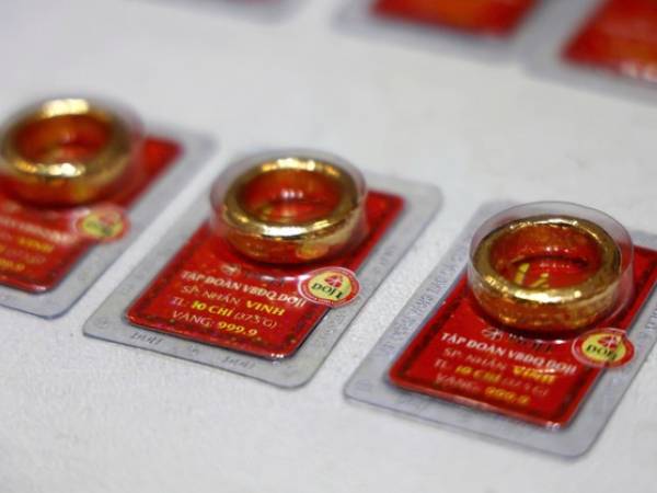 Giá vàng nhẫn tăng cao nhất mọi thời đại