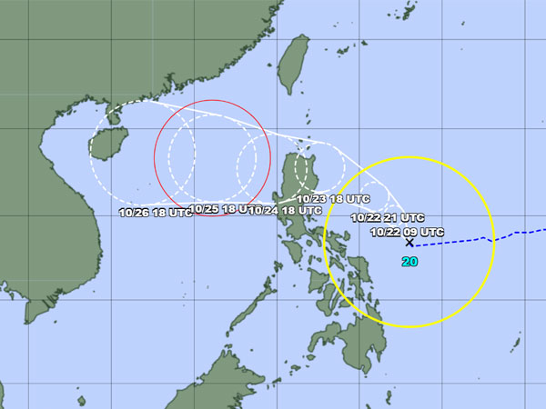 Bão Trà Mi hình thành ở phía Đông Philippines, dự báo vào Biển Đông