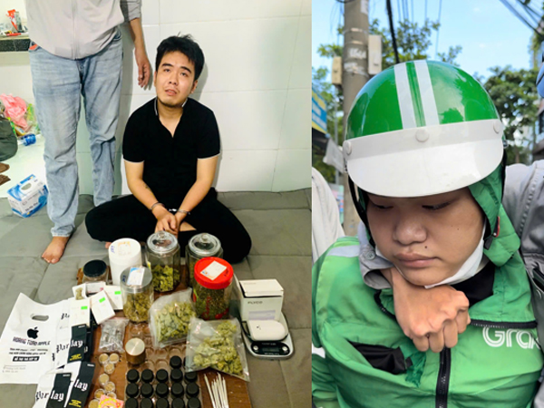 Đà Nẵng triệt phá hội nhóm kín chuyên mua bán cần sa, 'tem giấy