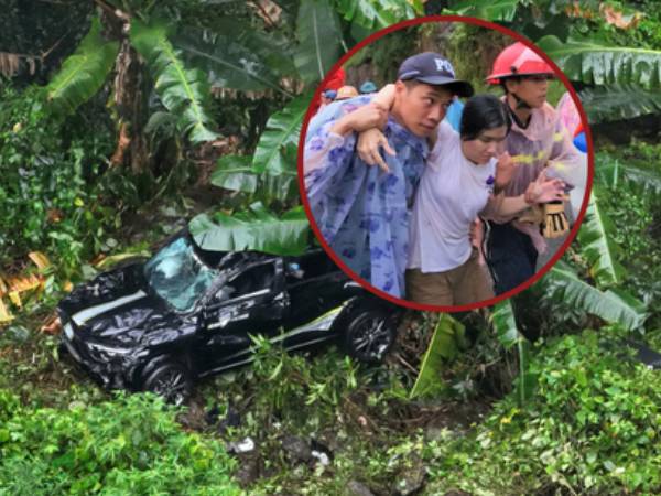Hiện trường vụ giết người phi tang xuống đèo Bảo Lộc: Chiếc xe chứa thi thể hoàn toàn biến dạng, rơi xuống từ độ cao 50m