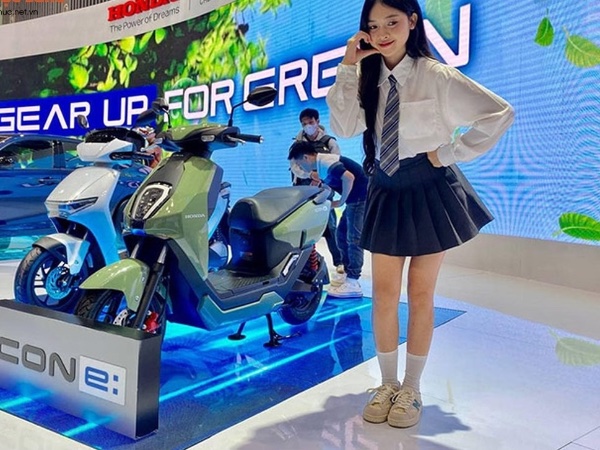 Cận cảnh Honda ICON e: - xe ga điện học sinh dưới 30 triệu đồng