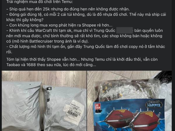 Người dùng Việt thử đặt đồ trên Temu tá hỏa: Đóng gói quá sơ sài, nhận hàng mới biết mua 'hớ'