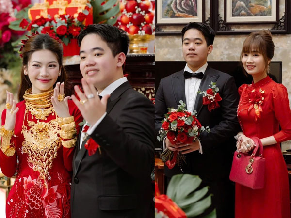Chủ tiệm vàng lên chức bà sui ở tuổi 38, dân mạng khen 'trẻ như cô dâu'