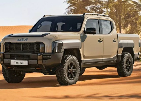 Kia Tasman, 'đối thủ' Toyota Tacoma và Ford Ranger lộ nguyên hình