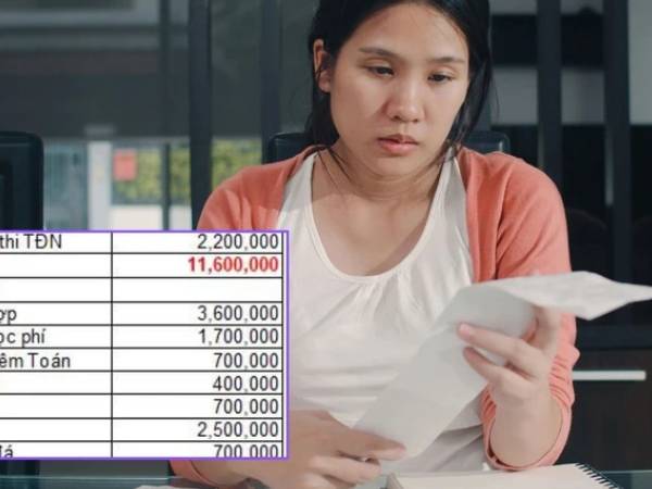 'Toát mồ hôi' với bảng chi phí học tập của 2 học sinh ở TP.HCM: Nhà nghèo nhìn chỉ biết ngậm ngùi