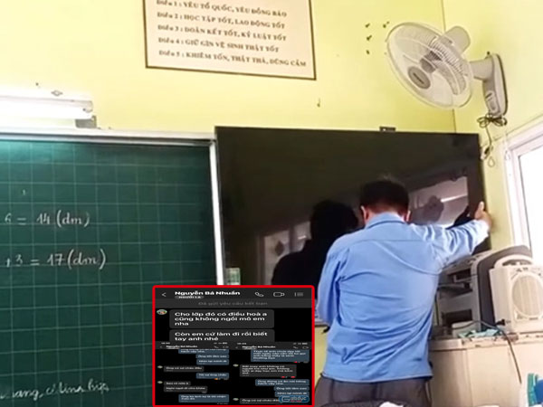 Nhắn tin đe dọa phụ huynh vì ý kiến việc ủng hộ mua tivi, hiệu trưởng ở Nghệ An nói: 'Vì nóng giận'