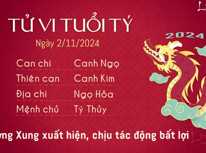 Tử vi thứ 7 ngày 2/11/2024 của 12 con giáp: Mão tranh cãi, Thân suôn sẻ