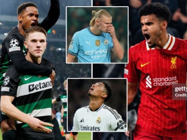 Bảng xếp hạng Cúp C1 châu Âu mới nhất: Real Madrid rơi tự do