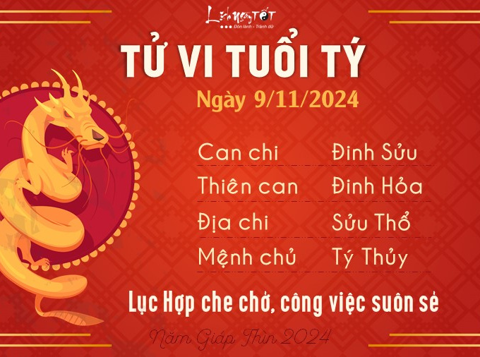 Tử vi thứ 7 ngày 9/11/2024 của 12 con giáp: Dần hăng say, Ngọ trục trặc