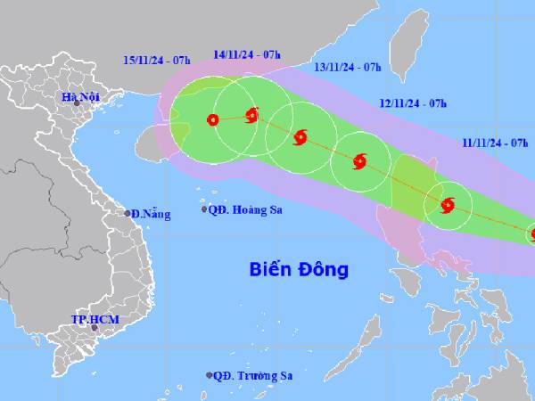 Bão Toraji gần Biển Đông, khả năng trở thành bão số 8 trong 2 ngày tới