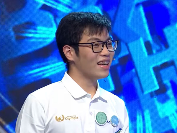 Nam sinh TP.HCM 'out trình', chiến thắng thuyết phục giành tấm vé đầu tiên vào thi quý 1 Olympia 25