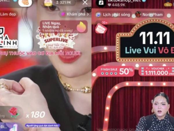 Các 'chiến thần livestream' thắng lớn, Phạm Thoại chốt gần 200.000 đơn dịp 11-11