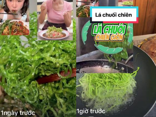 'Kiếp nạn' của lá chuối đã đến: MXH rần rần trước trend lá chuối chiên Thái Lan, hương vị thế nào?