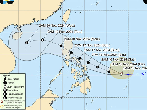 Usagi chưa rời đi, Philippines có nguy cơ hứng siêu bão mới