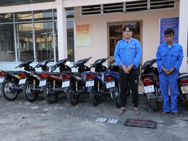 Chốt chặn bắt giữ đối tượng trộm xe máy ở Tây Ninh xuống TP HCM rao bán