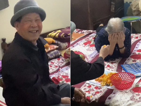 Cụ bà U90 vẫn nhớ người yêu cũ của chồng, dân mạng khen 'quá dễ thương'
