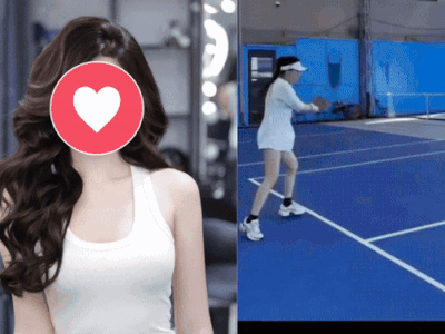 Lộ ảnh cam thường hotgirl đánh pickleball 'bằng cả tính mạng', thì ra là em gái cầu thủ hot nhất làng bóng Việt