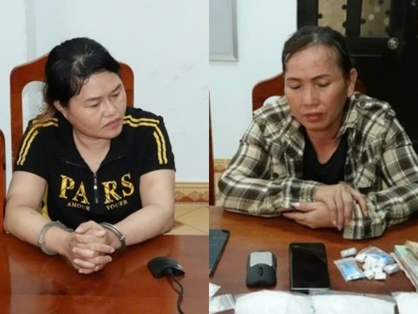 Bắt hai phụ nữ mua bán, vận chuyển lượng lớn ma túy đá ở Bình Thuận