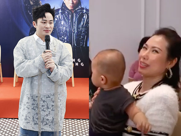 Divo Tùng Dương bất ngờ giới thiệu vợ tại họp báo: 'Giam chị ấy lâu quá rồi, 15 năm ít khi xuất hiện'