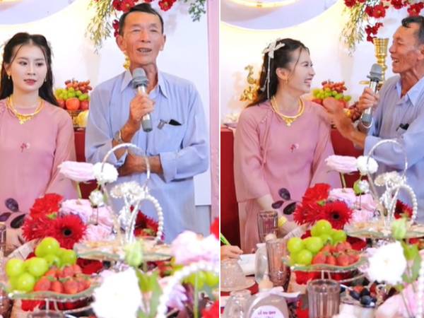 Bán 2 con bò chưa mua được quà cưới cho cháu gái, cụ ông khiến hai họ bật cười
