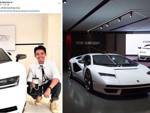 Minh Nhựa 'show hàng' Lamborghini Countach LPI 800-4 gần 300 tỷ đồng