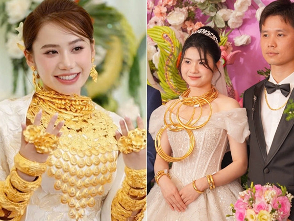 Loạt đám cưới ngập vàng khiến dân tình ‘choáng ngợp’ năm 2024