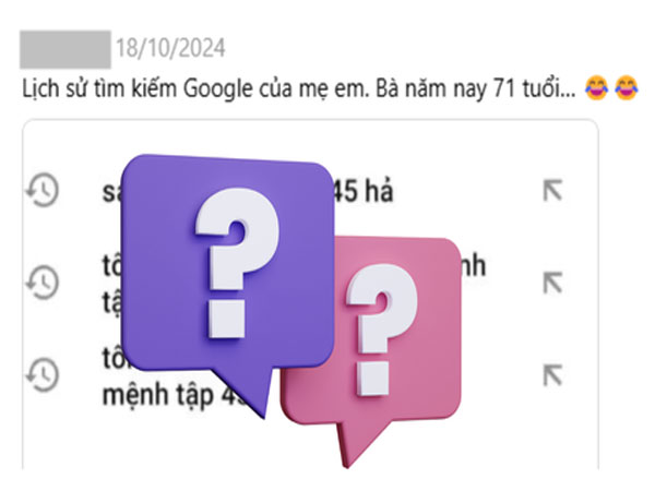 Tá hoả khi xem lịch sử tìm kiếm của những người lớn tuổi trên mạng: Tôi không ngờ!