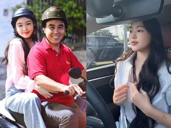 MC Quyền Linh nói về việc Lọ Lem lái xe tiền tỷ đi học, nhiều người hỏi sao bố đi dép lào mà con có xế sang