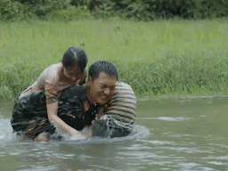 'Không thời gian' tập 6: Trung tá Đại suýt bị nước cuốn trôi
