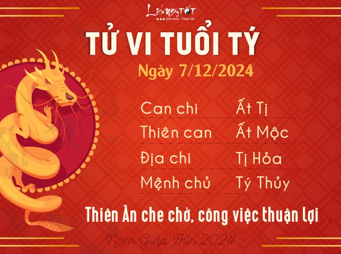 Tử vi thứ 7 ngày 7/12/2024 của 12 con giáp: Mùi cần khiêm tốn, Hợi gặp thách thức