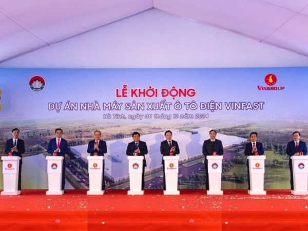 Khởi động dự án nhà máy sản xuất ô tô điện VinFast tại Hà Tĩnh