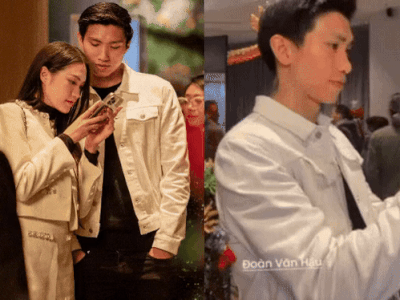 Lộ khoảnh khắc Văn Hậu - Hải My tình tứ chốn đông người, nhan sắc nàng WAG qua 'cam thường' gây thương nhớ