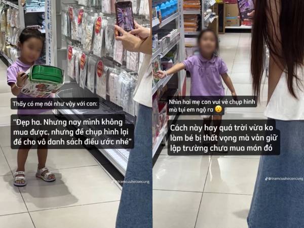 4 triệu người ngơ ngác trước cách dạy con của người mẹ trẻ ở TP.HCM khi con đòi mua đồ chơi tại cửa hàng