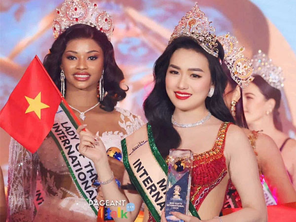 Người đẹp Vũ Thị Hoa đăng quang Mrs Earth International 2024