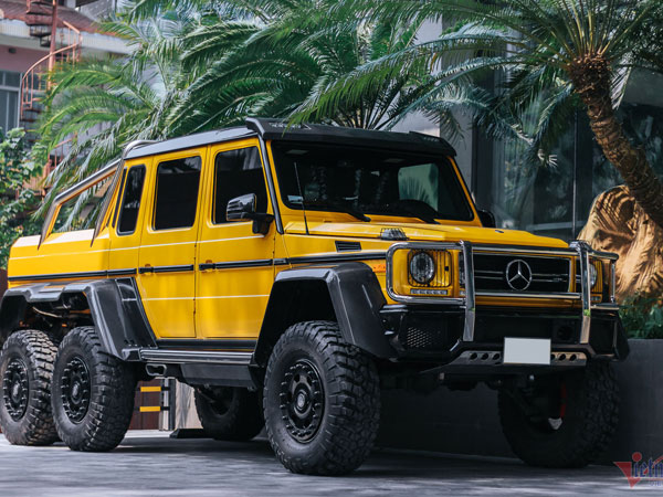 Siêu bán tải Mercedes-AMG G 63 6×6 giá triệu USD bất ngờ từ Lào trở lại Việt Nam