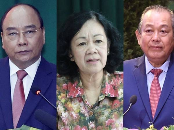 Bộ Chính trị cảnh cáo ông Nguyễn Xuân Phúc, Trương Hoà Bình; khiển trách bà Trương Thị Mai