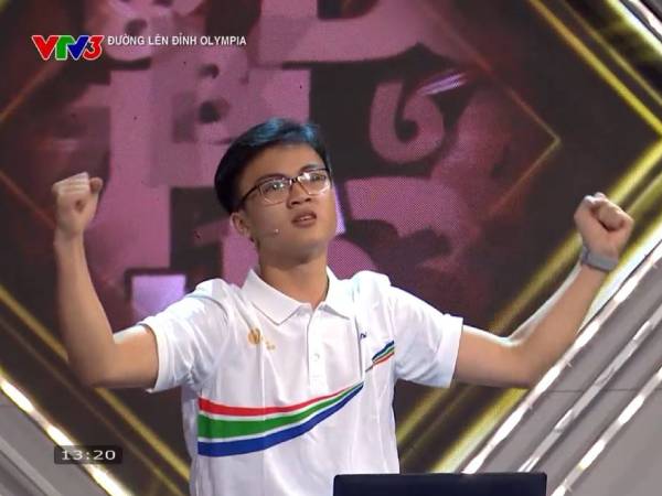 Nam sinh 'có khả năng tính nhẩm 1 + 1 = 2' chiến thắng Olympia