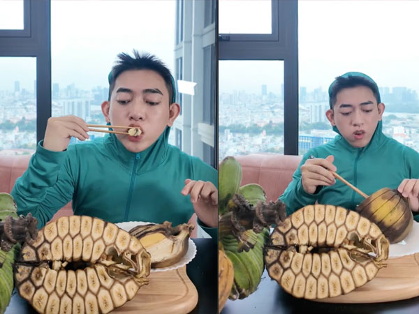 Loại chuối độc lạ từ tên gọi đến hình dáng, TikToker mua 500k/nải về review nhưng dân mạng lại thắc mắc điều này