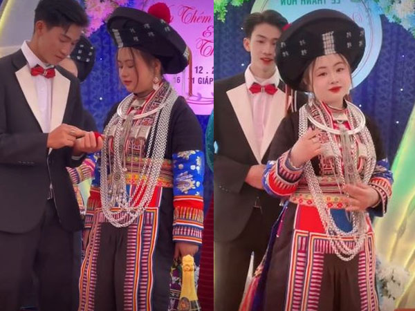 Phúng Phính Hà Giang cưới rình rang, không quên nhảy lắc hông bắt trend