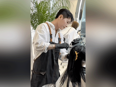 Anh chàng cắt tóc sở hữu 'thần thái Hyun Bin': Tuổi 40 vẫn độc thân vui tính