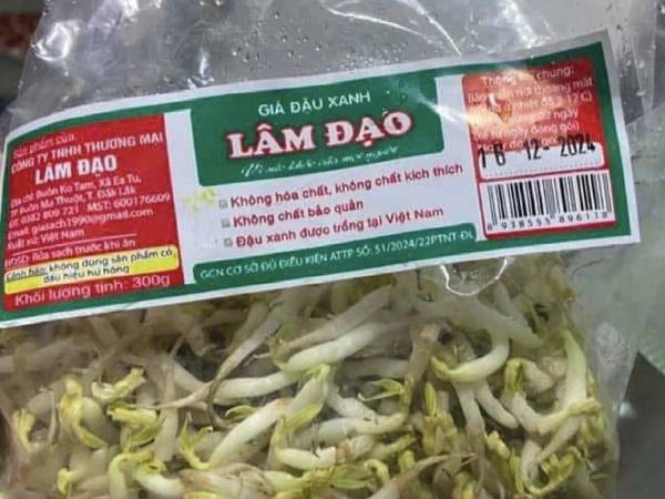 Yêu cầu truy xuất triệu hồi hàng nghìn tấn giá đỗ ngâm chất độc gây dị dạng